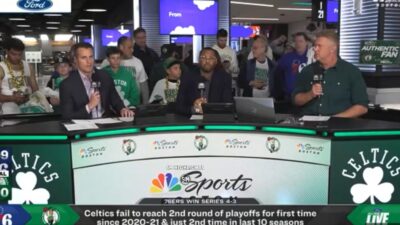 Boston Celtics postgame show trolls
