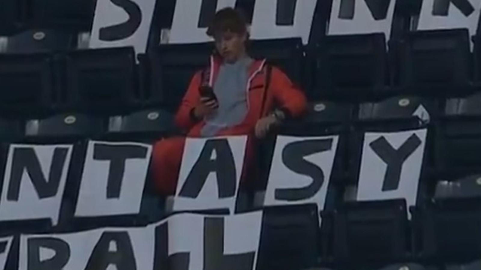fan serving fantasy football punishment