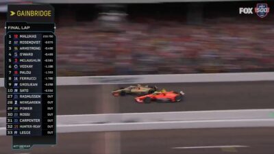 Indy 500 finish 2026