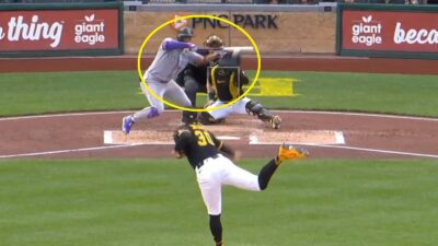 Willi Castro bunting off Paul Skenes