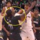 Victor Wembanyama elbowing Naz Reid