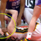 Caitlin Clark hit in the neck