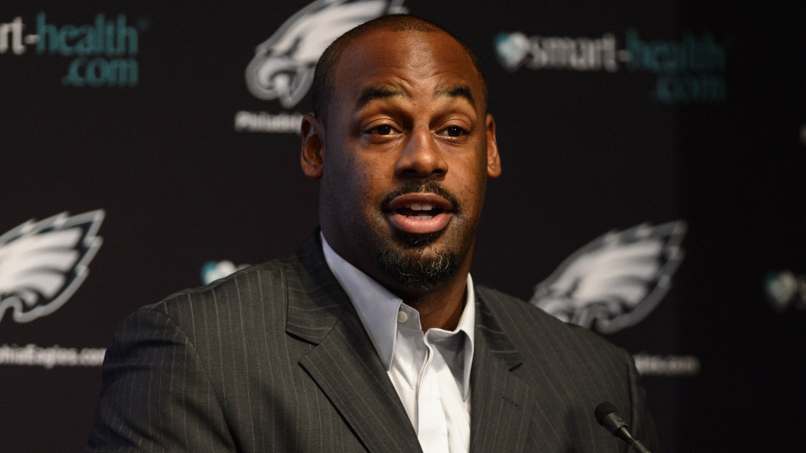 Donovan McNabb during a press conference