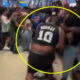Spurs fans throwing a punch