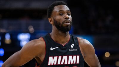 Andrew Wiggins in a Heat uniform