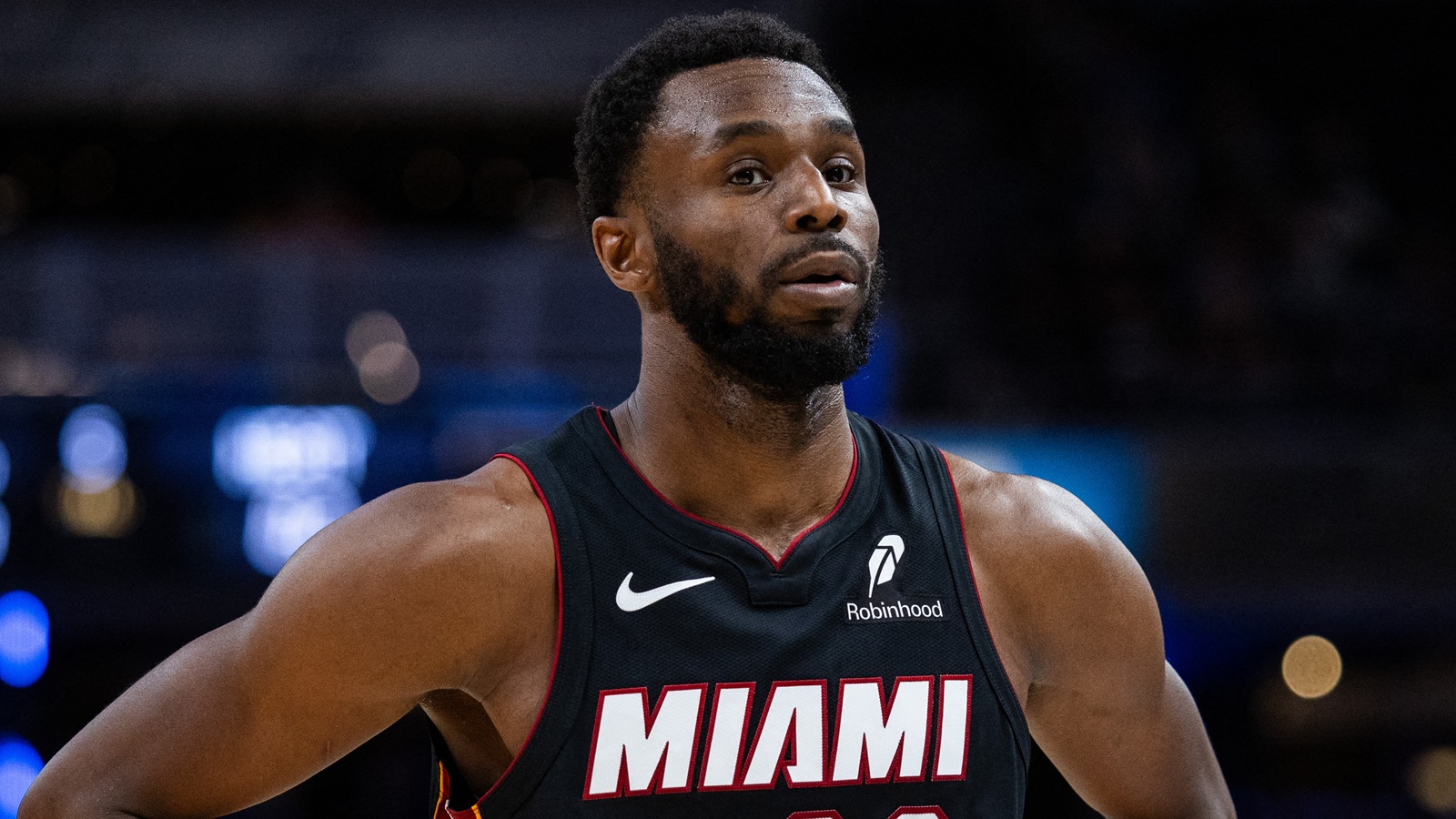 Andrew Wiggins in a Heat uniform