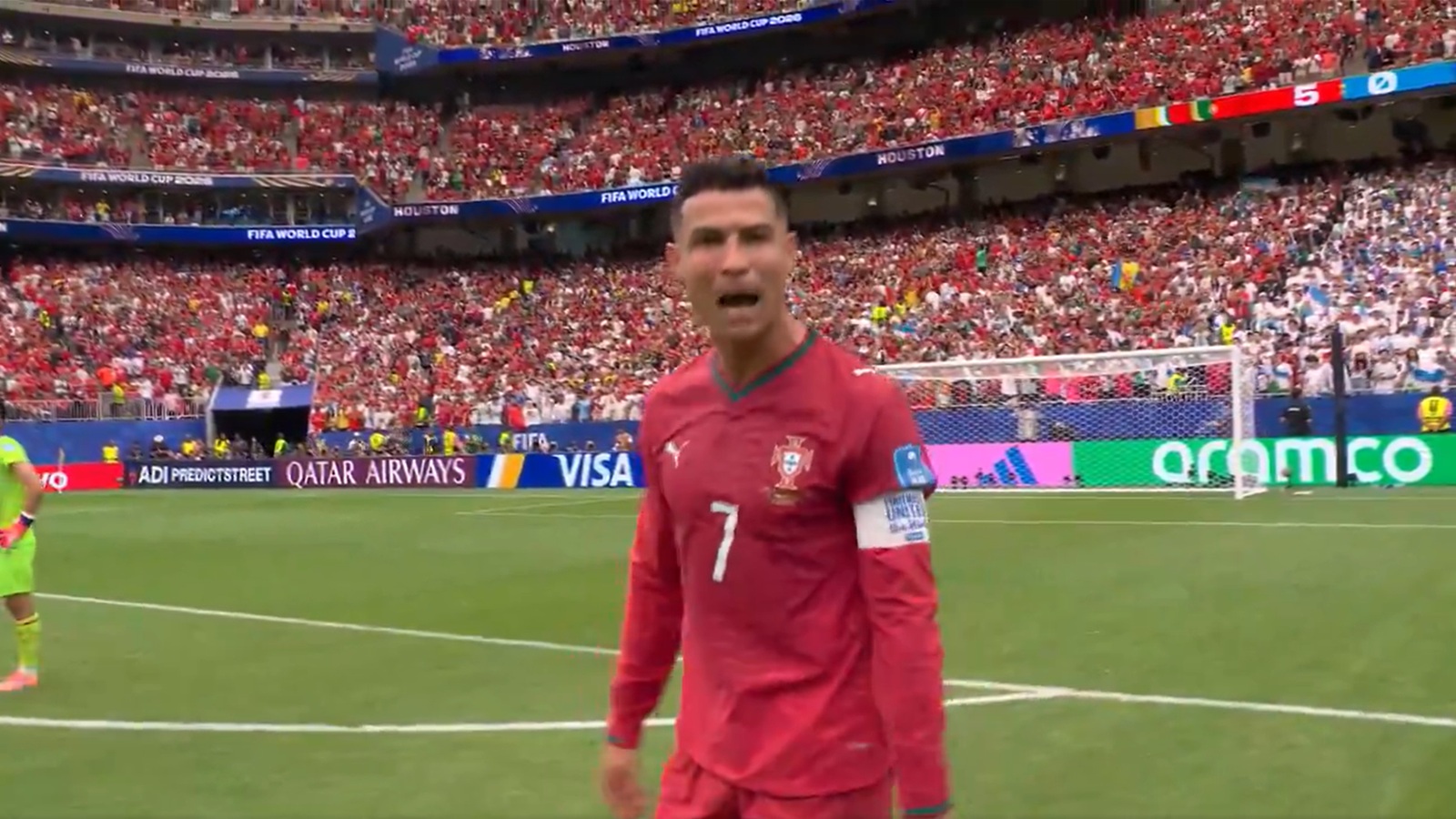 Cristiano Ronaldo saying he's back