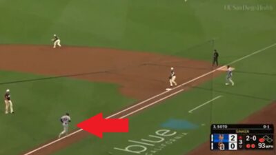 Juan Soto not hustling