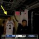Victor Wembanyama walking to the Spurs' locker room after losing Game 5 of the NBA Finals to the Knicks