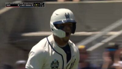West Virginia stealing home