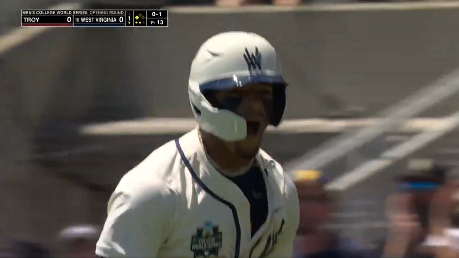 West Virginia stealing home