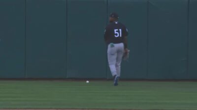 Yankees outfielder not hustling