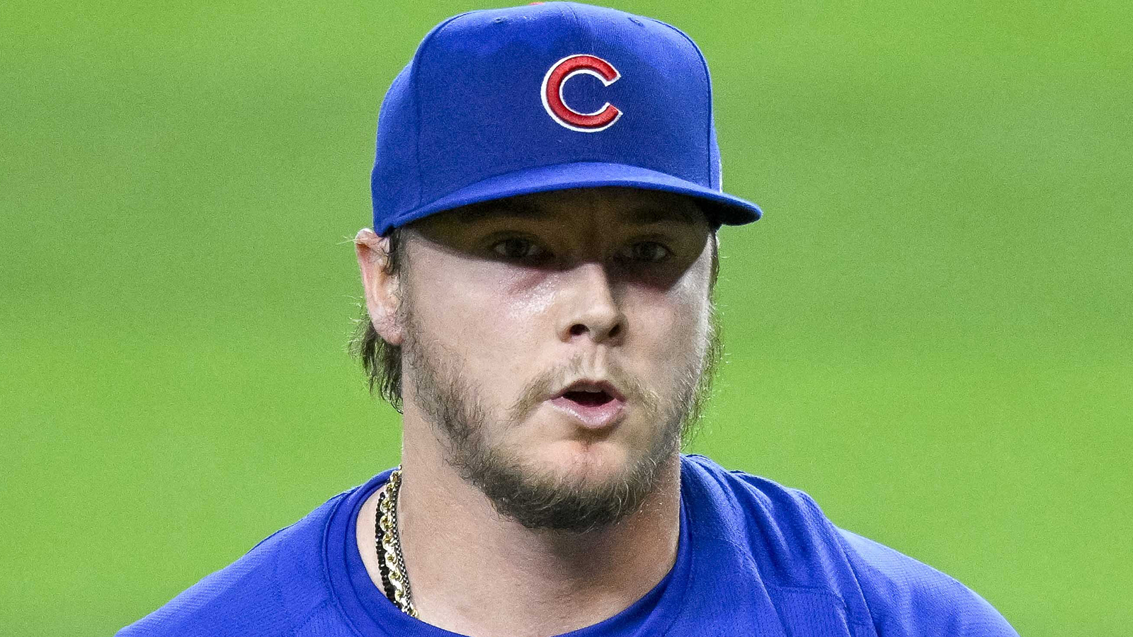 Justin Steele on the field