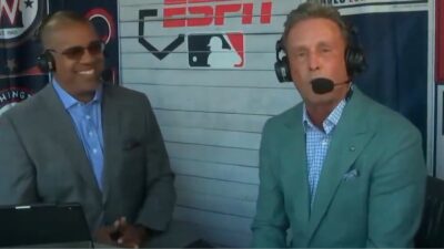 Karl Ravech in the ESPN booth