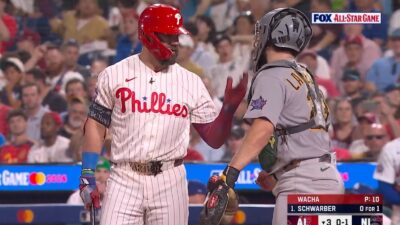 Kyle Schwarber at the All-Star Game