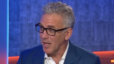 Neil Everett looking on