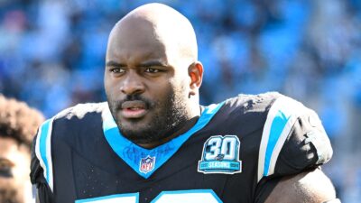 Taylor Moton during a game