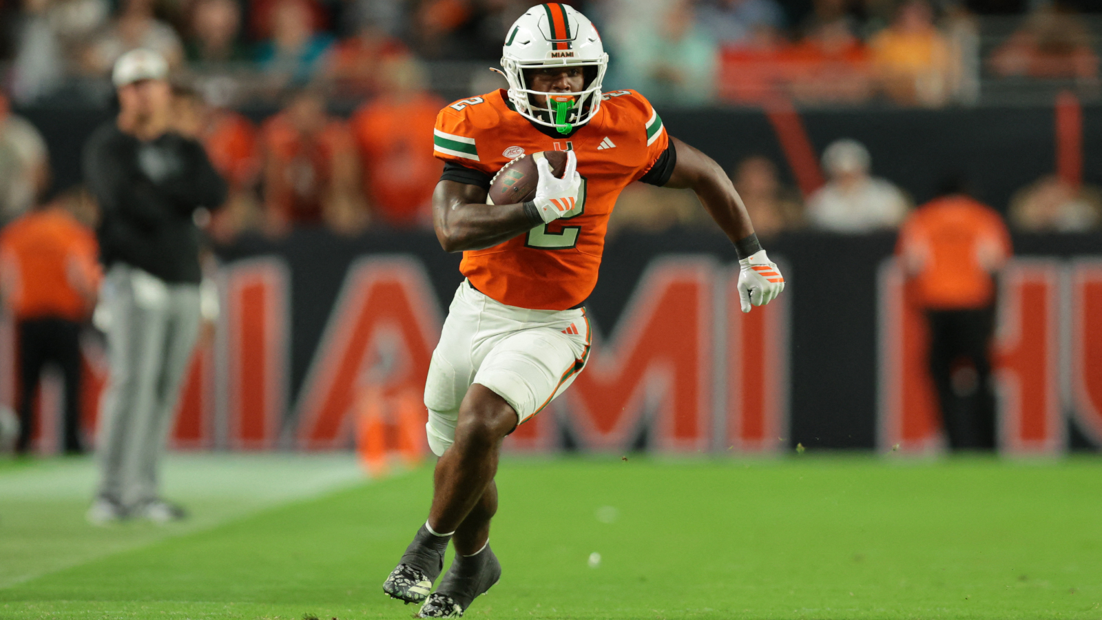 Miami RB Jordan Lyle.