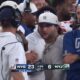Cam Skattebo talking to John Harbaugh