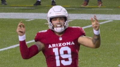 Carson Beck in his Cardinals uniform