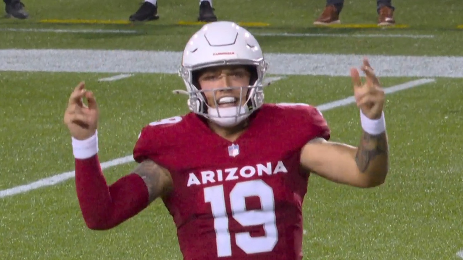 Carson Beck in his Cardinals uniform