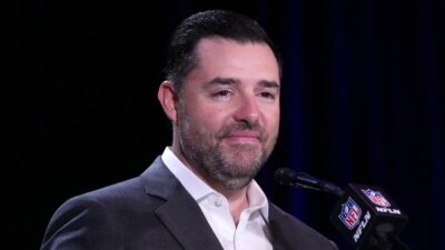 Jed York at a press conference