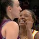 Kelsey Mitchell confronting Marina Mabrey