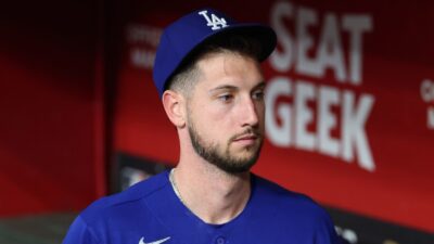 Kyle Tucker in his Dodgers uniform