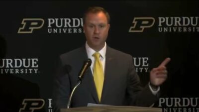 Tommy McClelland at a press conference