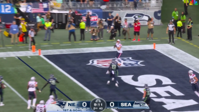 Eli Raridon scores his first NFL touchdown