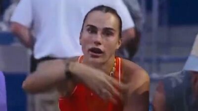 Aryna Sabalenka cursing