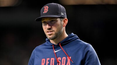 Chad Tracy in his Red Sox uniform