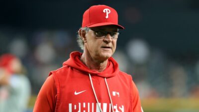 Don Mattingly in his Phillies gear