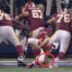 Jayden Daniels suffering a gruesome elbow injury