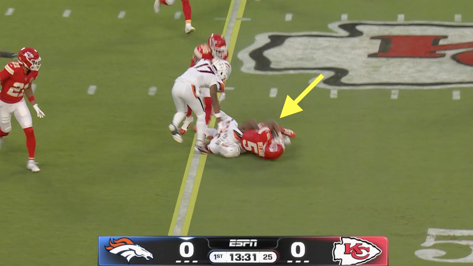 Chiefs get tough update on Mansoor Delane after his opening-drive INT