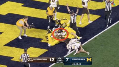 Michigan score a touchdown to beat Western Michigan in final seconds