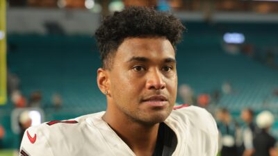 Tua Tagovailoa with the Falcons