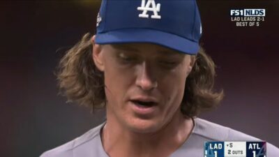 Tyler Glasnow saying a curse word