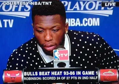 Nate Robinson lip