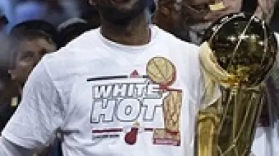 LeBron James trophies