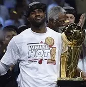 LeBron James trophies
