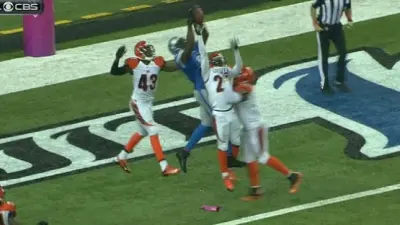 Calvin Johnson touchdown catch Bengals