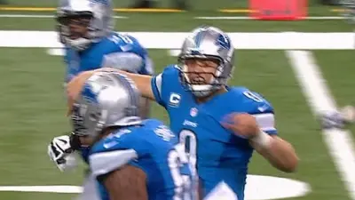 Matthew Stafford fake spike