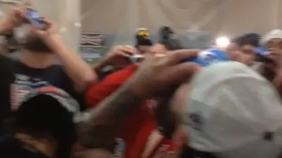 Red Sox shotgun beers