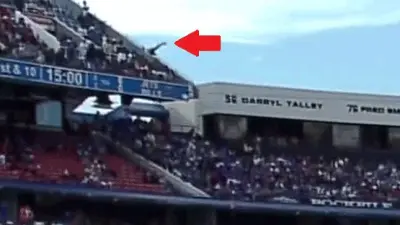 Bills fan falls