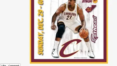 Andrew Bynum Fathead giveaway