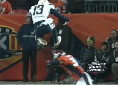 Keenan Allen hurdle