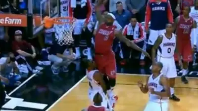LeBron James dunk