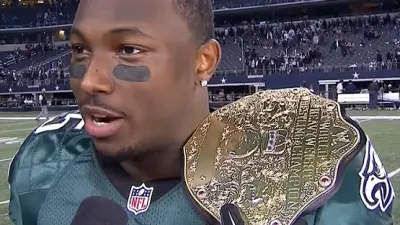 LeSean McCoy WWE belt