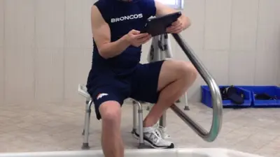 Peyton Manning cold tub